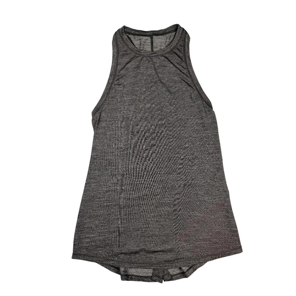 Lululemon Love Tank — Size 2 — Heathered Charcoal Grey
